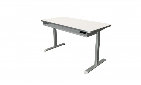 Elektrisch höhenverstellbarer Schreibtisch 160x80 weiß